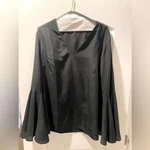 Banana Republic black long sleeve blouse